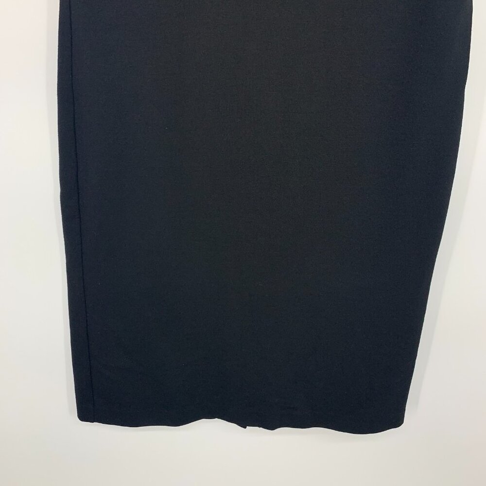 Talbots Dress Black Sleeveless Sheath Empire Waist Seamed - Picture 4 of 9